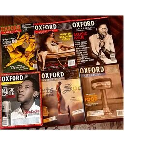 Lot of 6 Oxford American Magazines Southern Culture Literature Music Food Crime